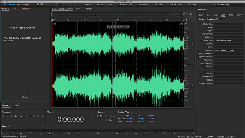 Adobe Audition　ボーカルリムーバー